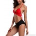 maysoul Womens Criss Cross Bikini Sets Two Piece Swimsuits Wrap Bathing Suits Red B07CSSL84P